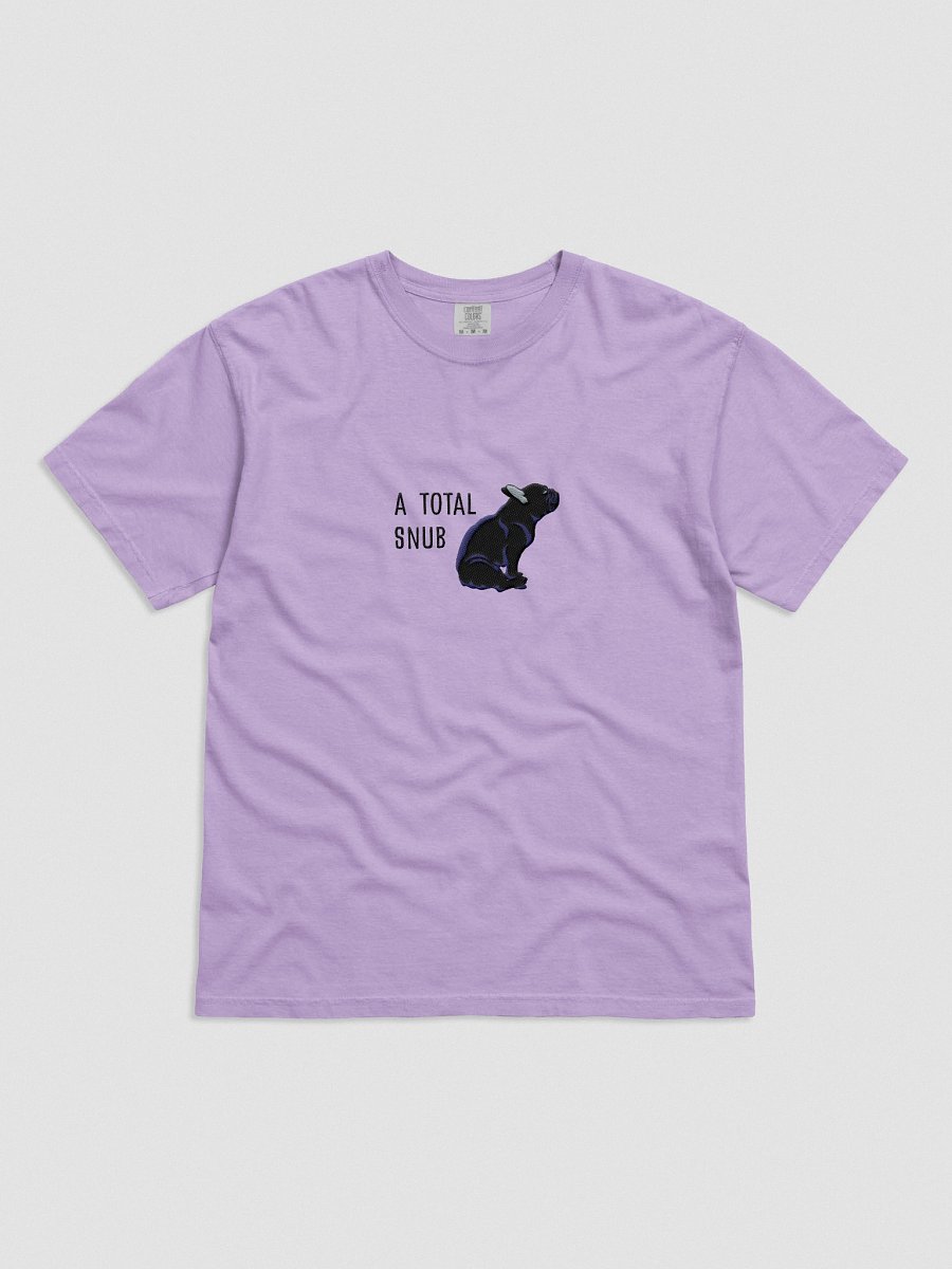 A Total Snub T-Shirt(Embroidered) of a French Bulldog(Black) product image (41)