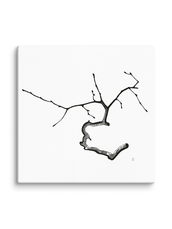 Minimalist Tree Branch Canvas Art - Elegant Twig product image (2)