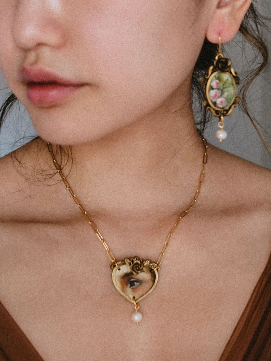 Heart Lovers Eye Necklace product image (3)