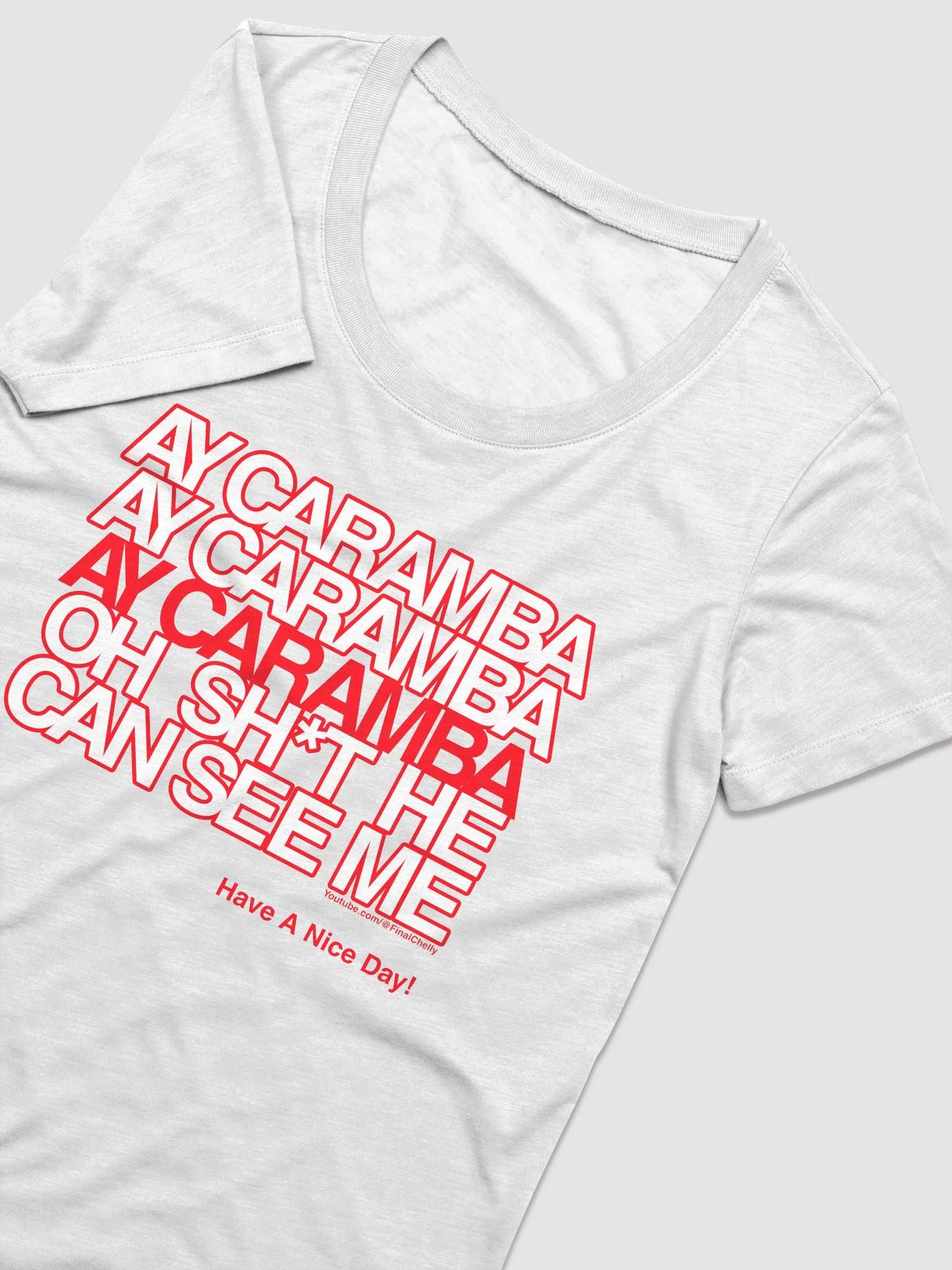 Ay Caramba Womens Triblend Printed Tee product image (2)