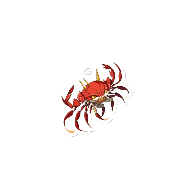 Crab Claw Cutie Die-Cut Magnets product image (2)