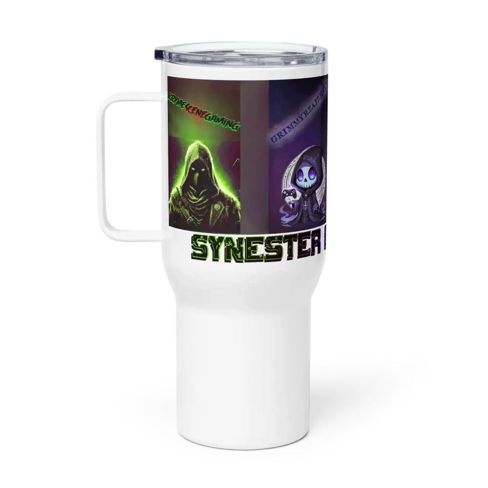 Synester's Dark Brew Travel Mug with Handle product image (1)