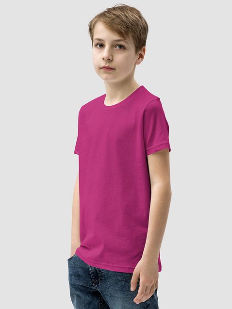 Photo showing Bella+Canvas Youth Short Sleeve T-Shirt
