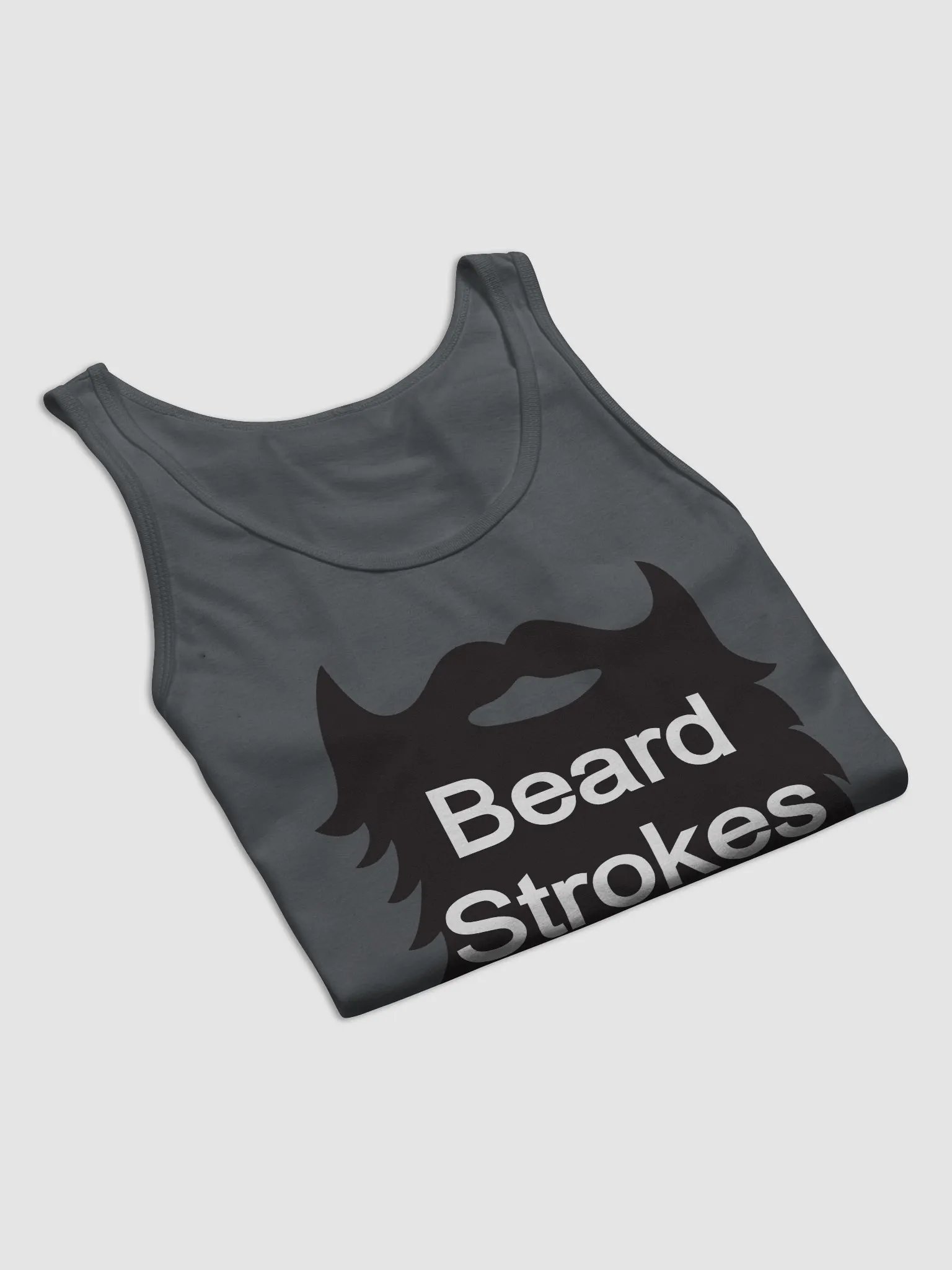 Beard Strokes Tank Top - Unisex (Black Beard) product image (74)