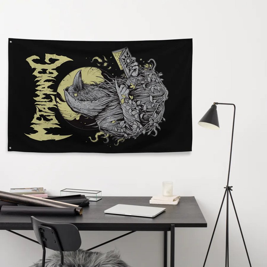 Raven Priest Flag product image (9)