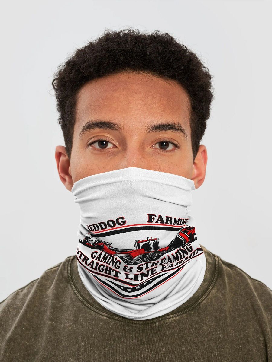 All-Over Print Neck Gaiter reddog farm logo product image (1)