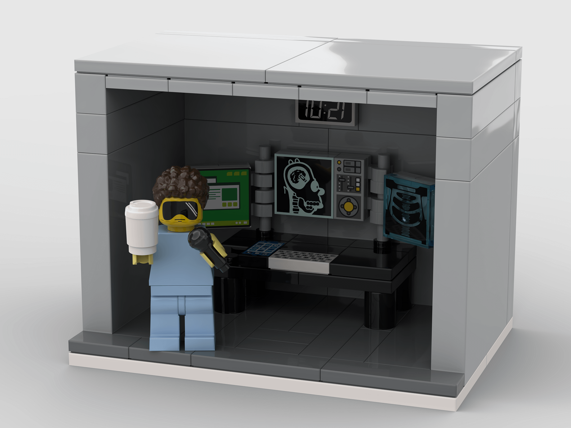 Radiology Reading Room MOC Instructions (90 pieces) + 4K Images (DIGITAL PRODUCT) product image (2)