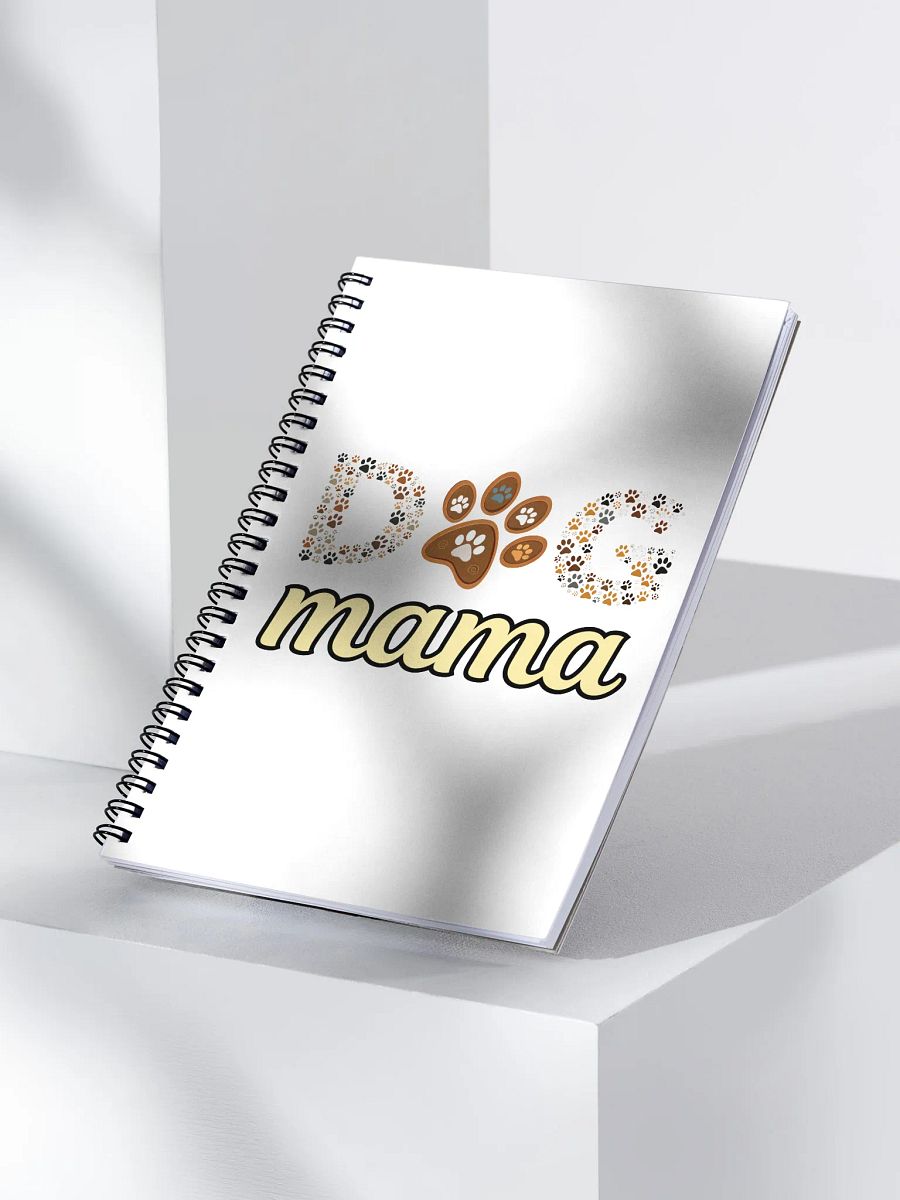 Dog Mama Paw Print Spiral Notebook product image (3)