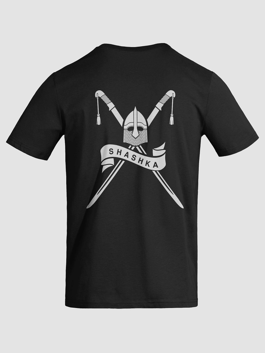 Organic Cotton T-shirt - white shashka on back product image (5)