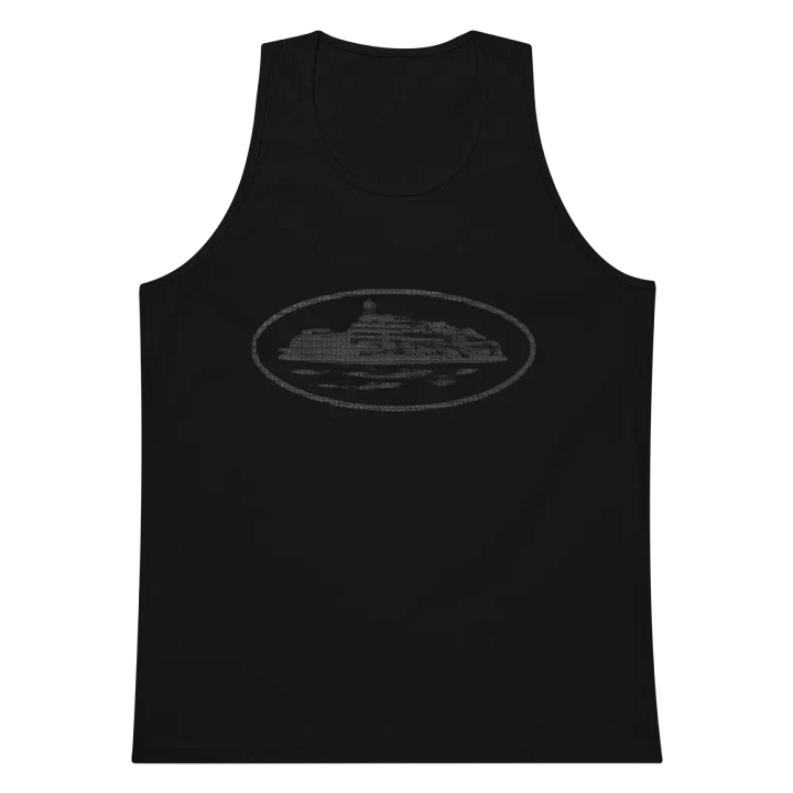 Corteiz Tank Top Guerillaz* Women Triple Black product image (1)