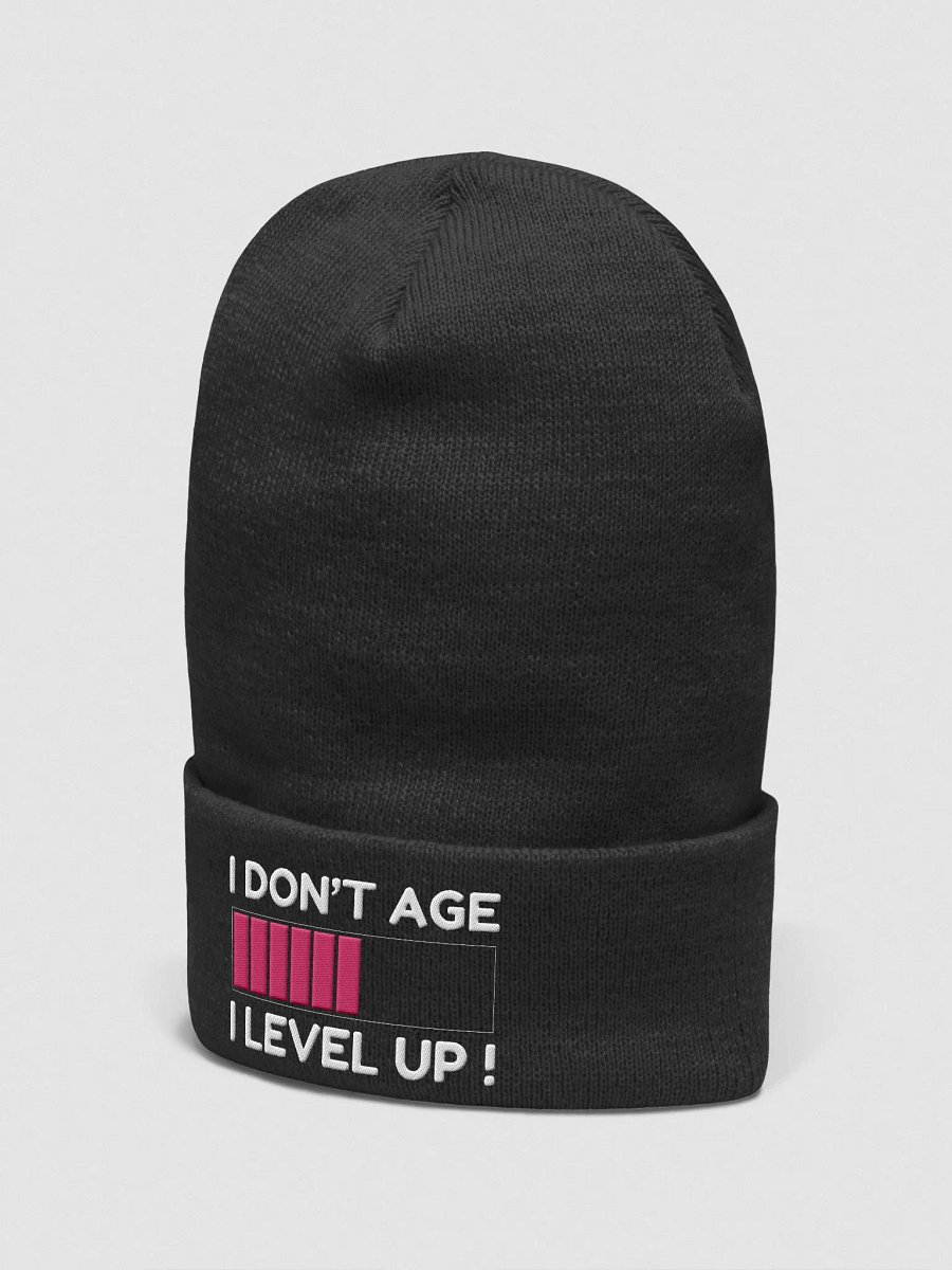I Don't Age - I Level Up! Embroidered Cuffed Beanie product image (12)