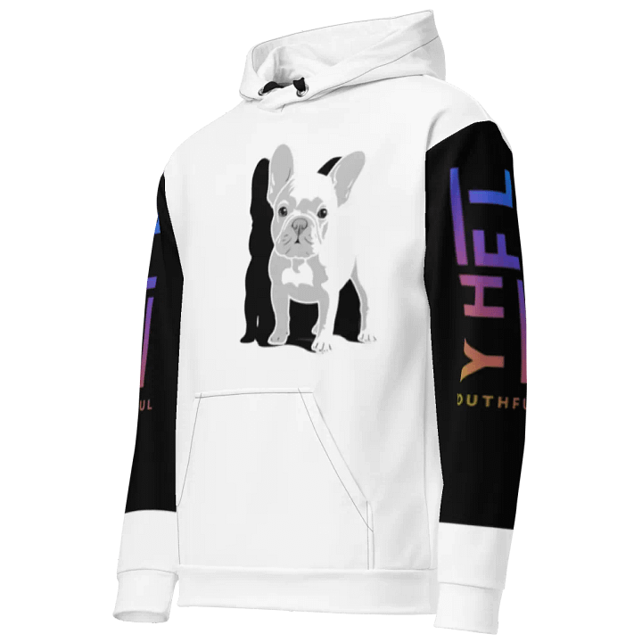 French Bulldog Vibes Unisex Hoodie product image (2)