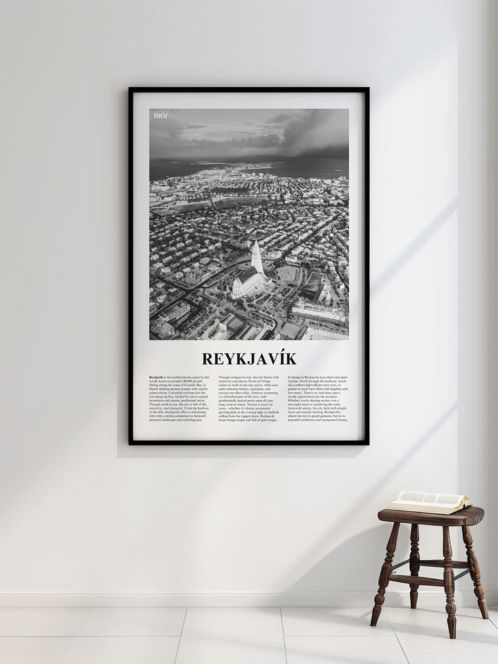 Reykjavik 01 Newspaper Poster product image (4)