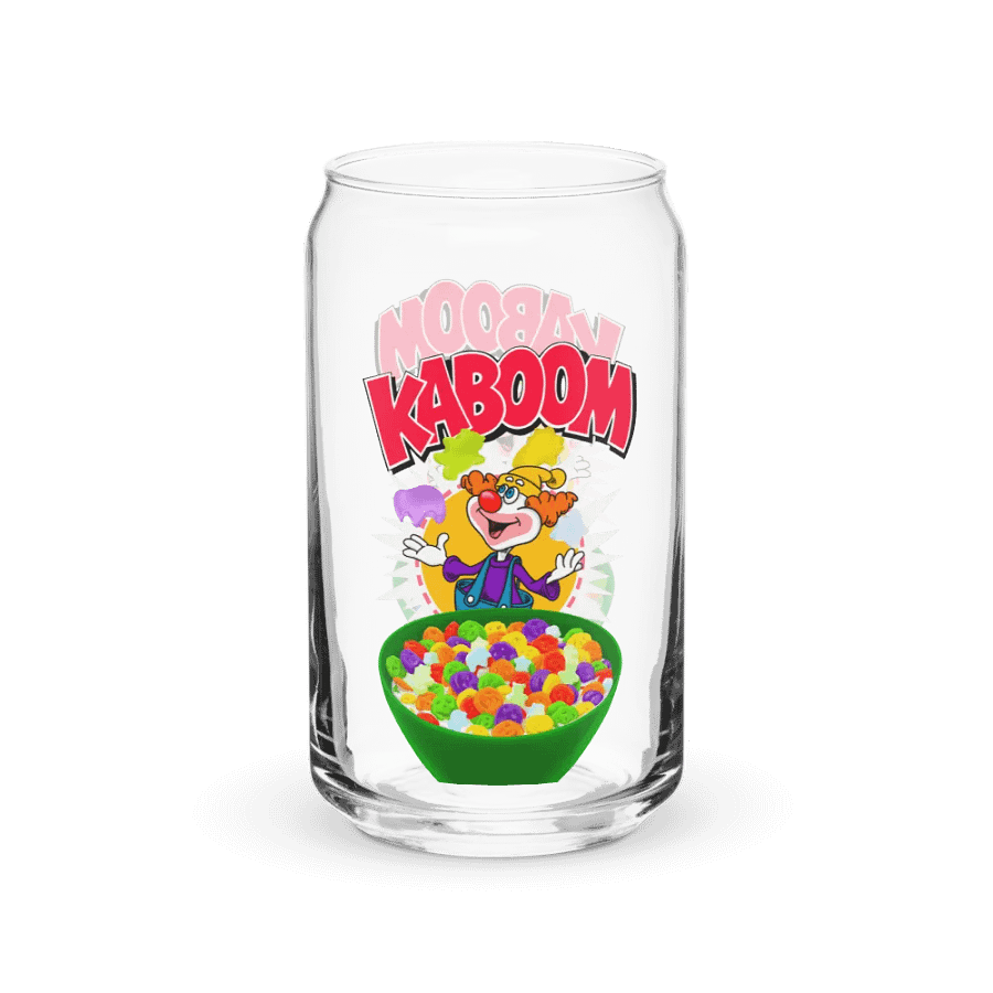 🥣 Saturday Morning Breakfast Kaboom! Can Shaped Glass 🥣 product image (12)