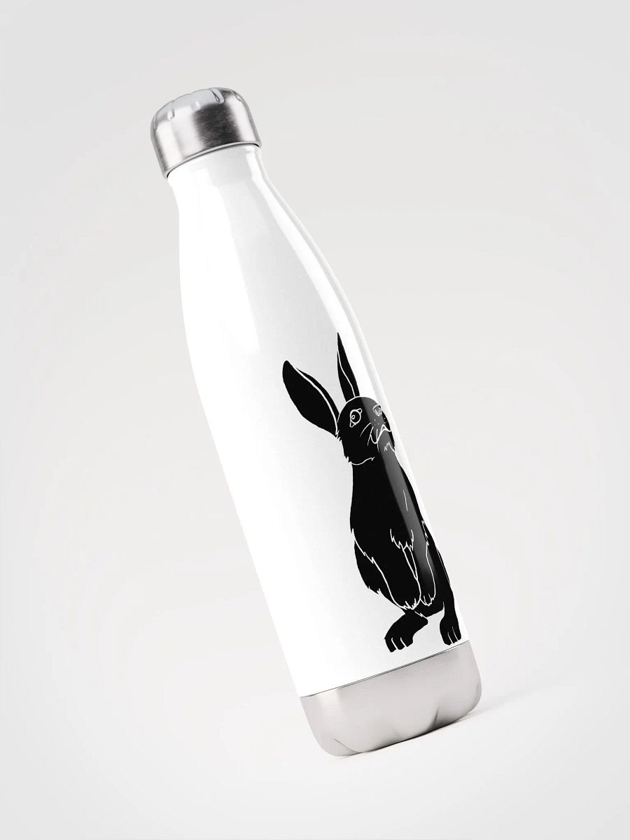 Stainless Steel Water Bottle - HARE 0001 - BLACK product image (3)
