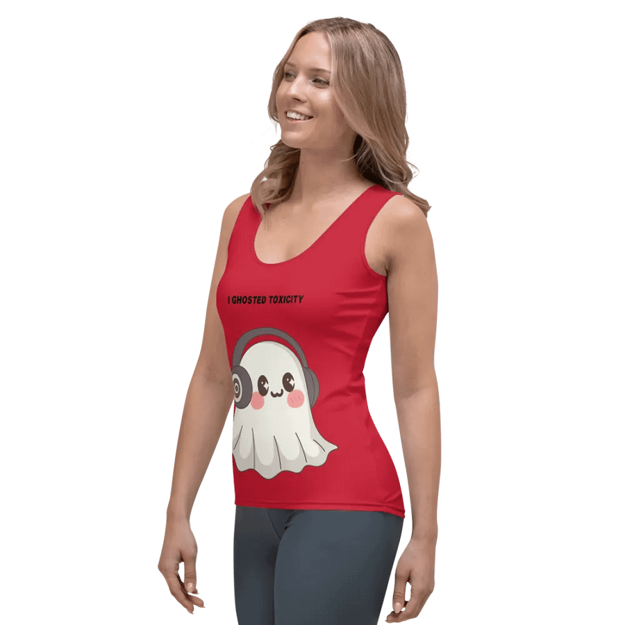 I Ghosted Toxicity Red Tank product image (3)
