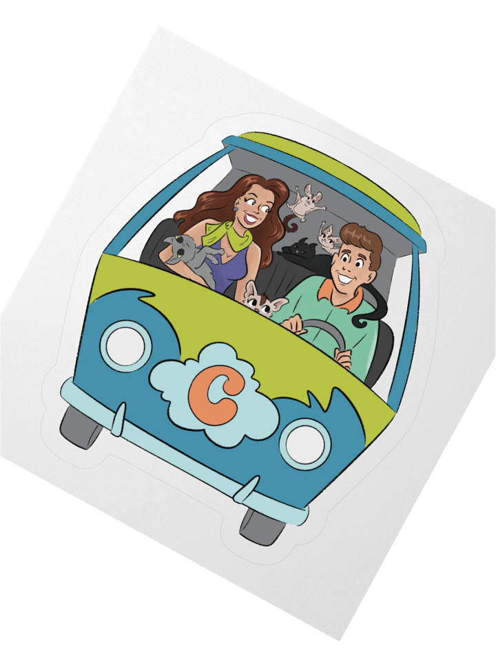 C4RAVAN Family Sticker product image (4)