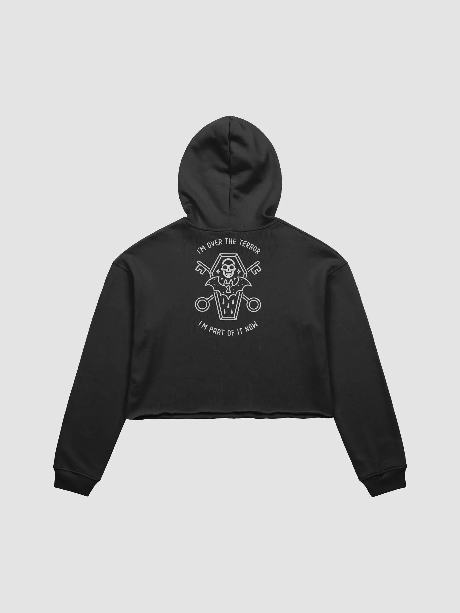 Sleeping Skelly Cropped Hoodie product image (7)