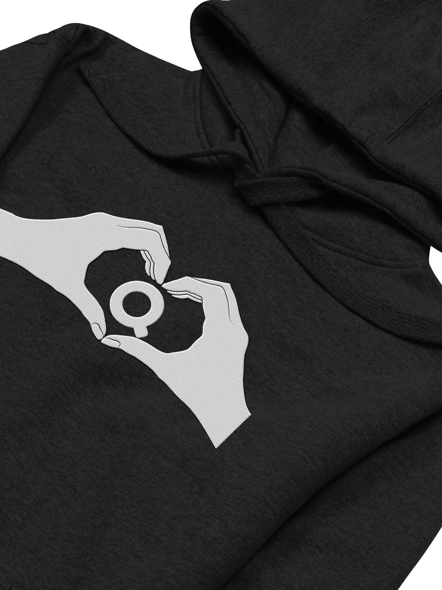 Heartfelt Love "Q" Embroidered Unisex Premium Hoodie product image (30)