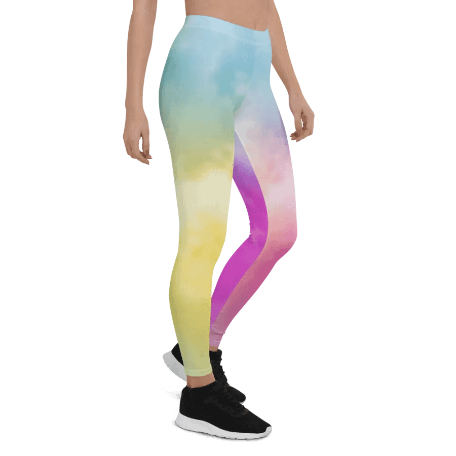 Blur cloud rainbow Design Legging - V3 product image (7)