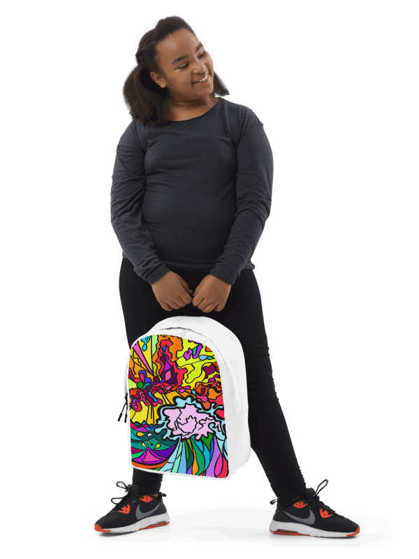 Vibrant Swirls Custom Backpack – Wave at Sunset product image (10)