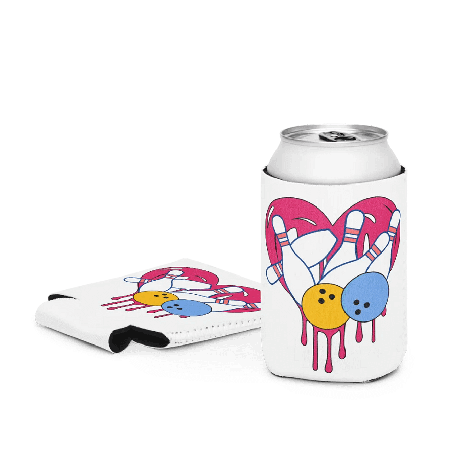 Heart Bowling Can Cooler product image (3)