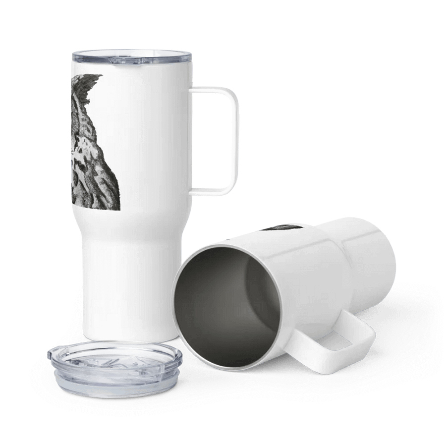 Owl Drawing Travel Cup product image (6)