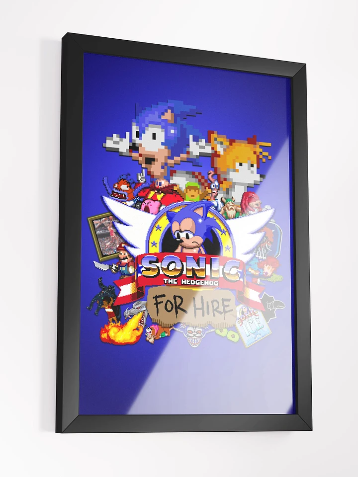 Sonic For Hire Poster - Framed product image (1)
