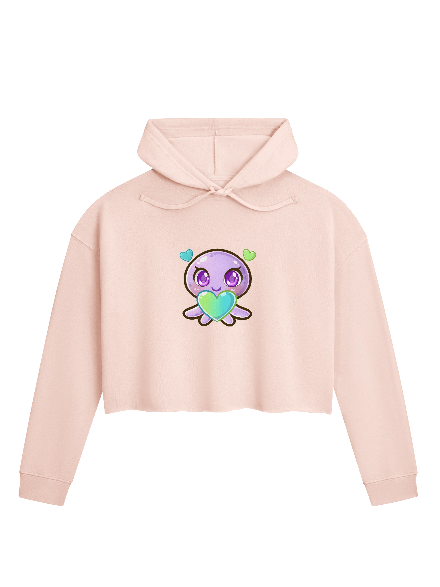 Inky Love Cropped Hoodie product image (1)