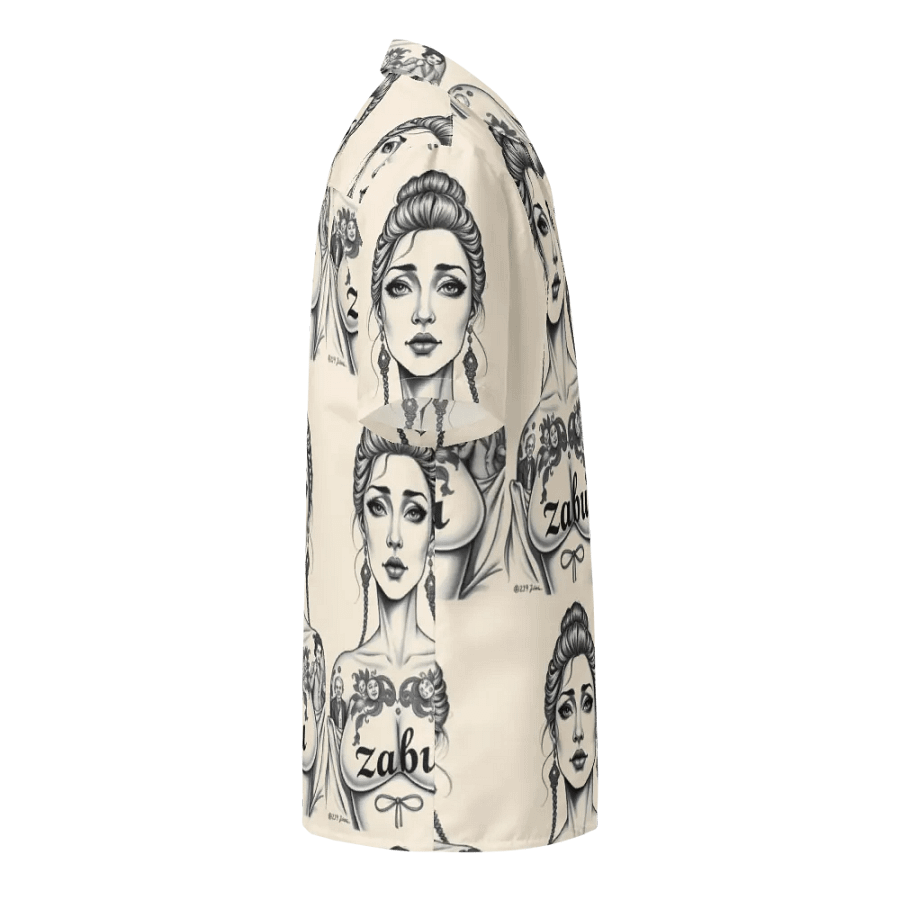 Ink Monochrome Elegance Hawaiian Shirt product image (8)