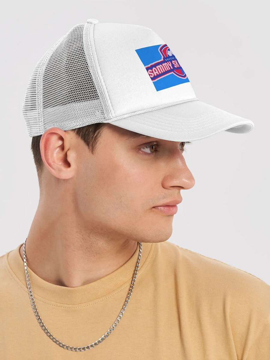 Sammy Sk Football White Snapback Cap: Support the Crew! product image (6)