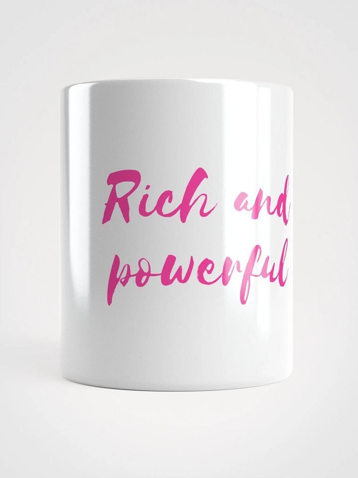 Rich and Powerful White Glossy Mug product image (1)