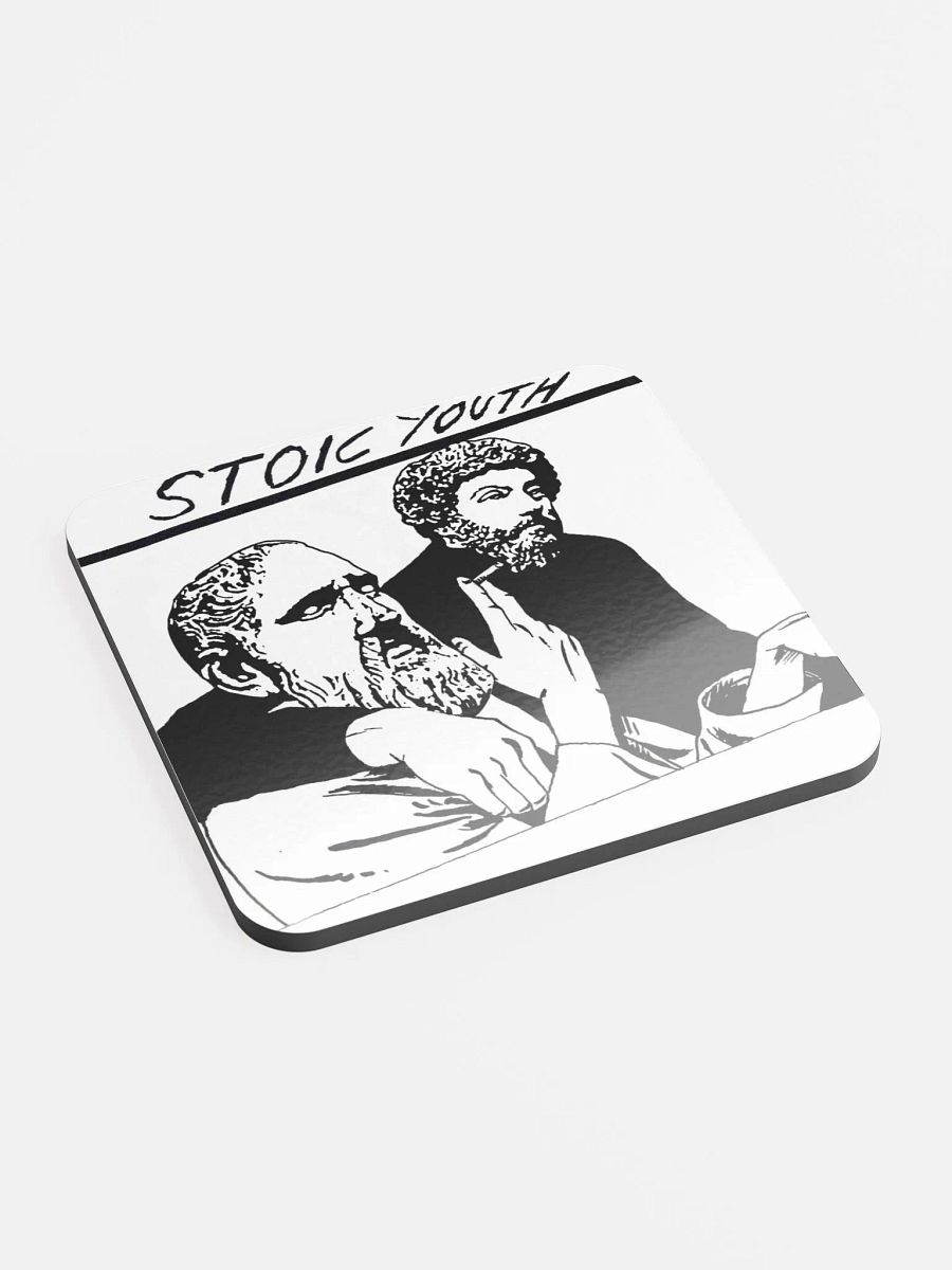 Stoic Youth Glossed Cork Coaster product image (2)