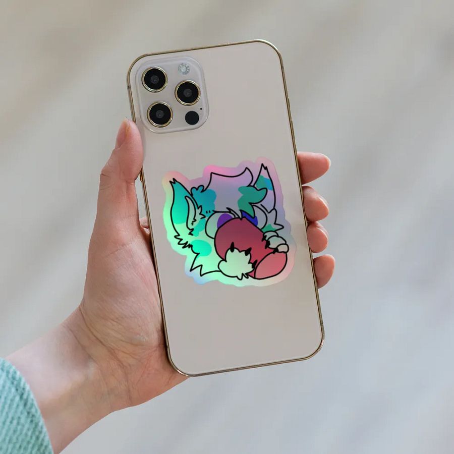 Fisk Sip Holographic Sticker product image (8)