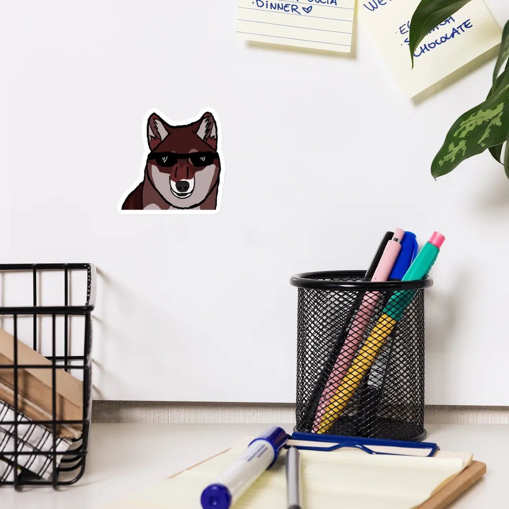 Cool Wolf Magnet product image (12)