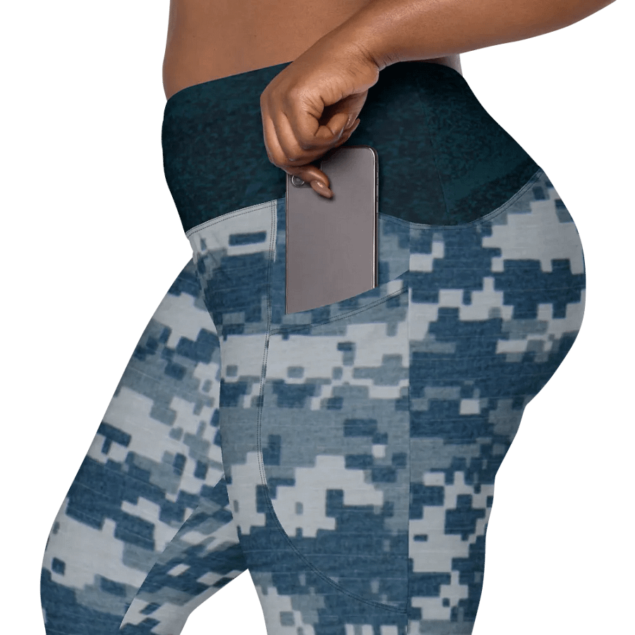 U.S. Navy Camouflage Crossover Leggings product image (11)