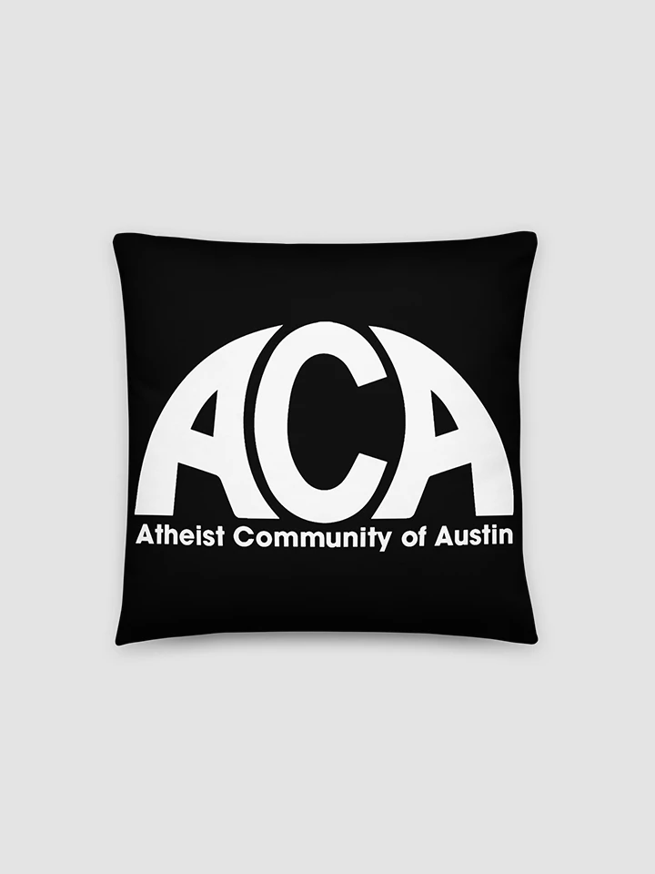 [Atheist Community of Austin] white Basic Pillow product image (1)
