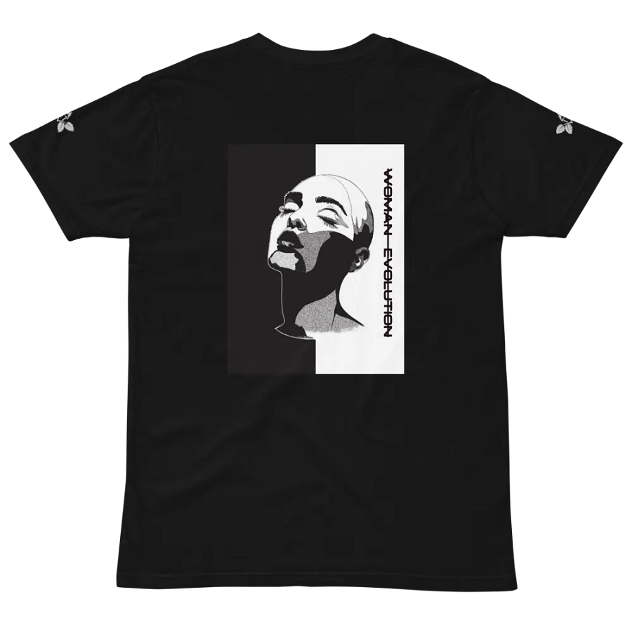 Woman Evolution as colour unisex premium t-shirt ( white version) product image (10)