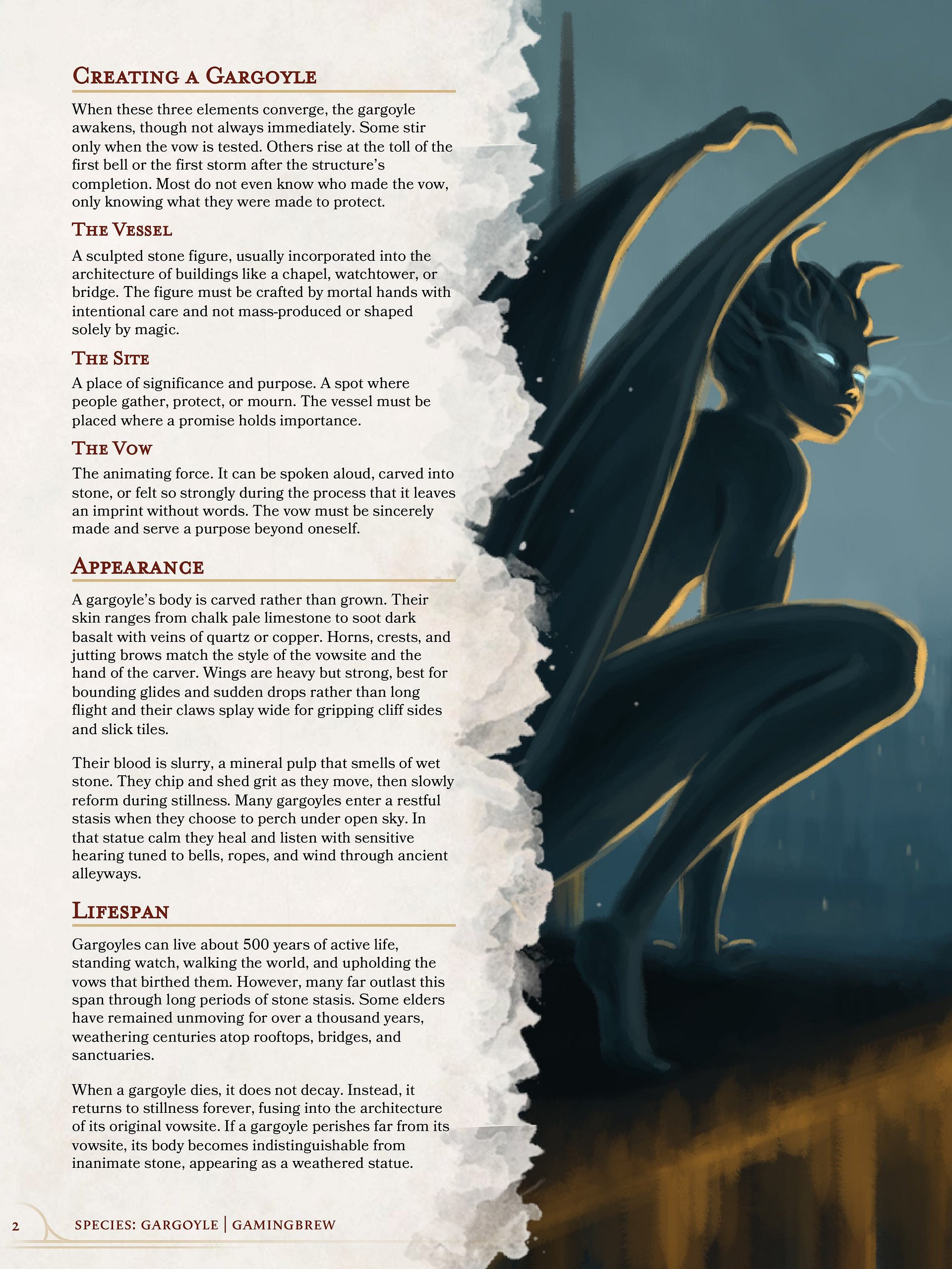Gargoyle | 5E Species product image (3)