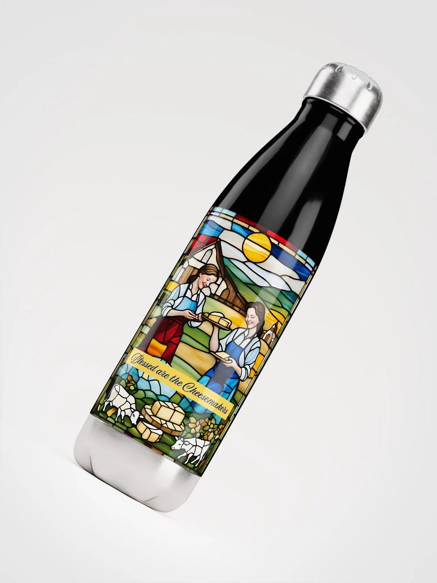 Blessed are the Cheesemakers 17oz Stainless Steel Water Bottle #04 product image (7)
