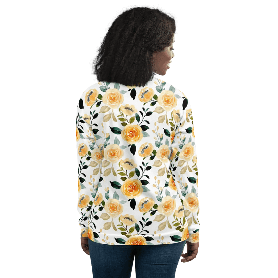Yellow Rose Delight Bomber jacket product image (12)