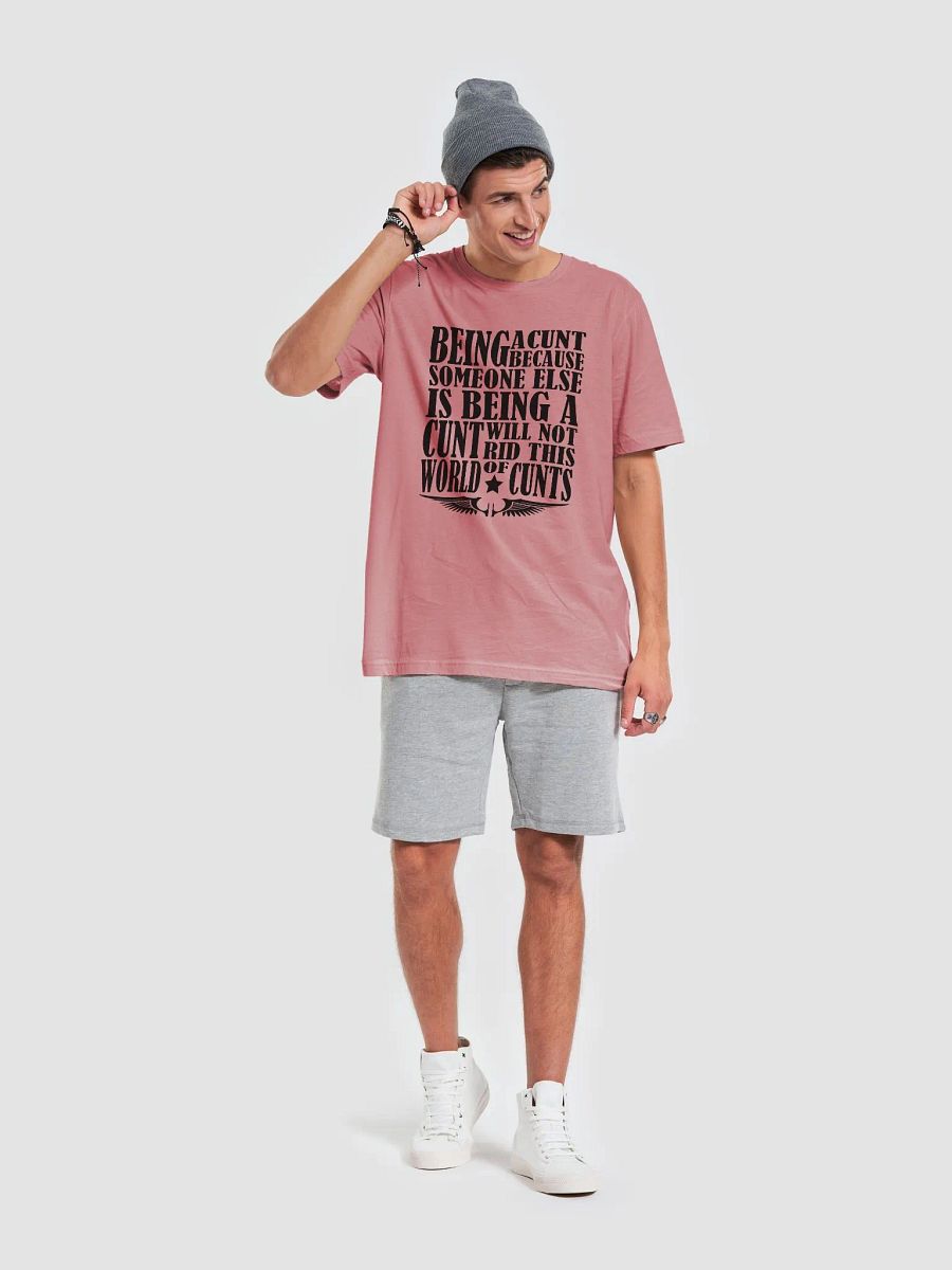 Stop Being A Cunt - Black Lettering - Bella+Canvas Supersoft T-Shirt product image (4)