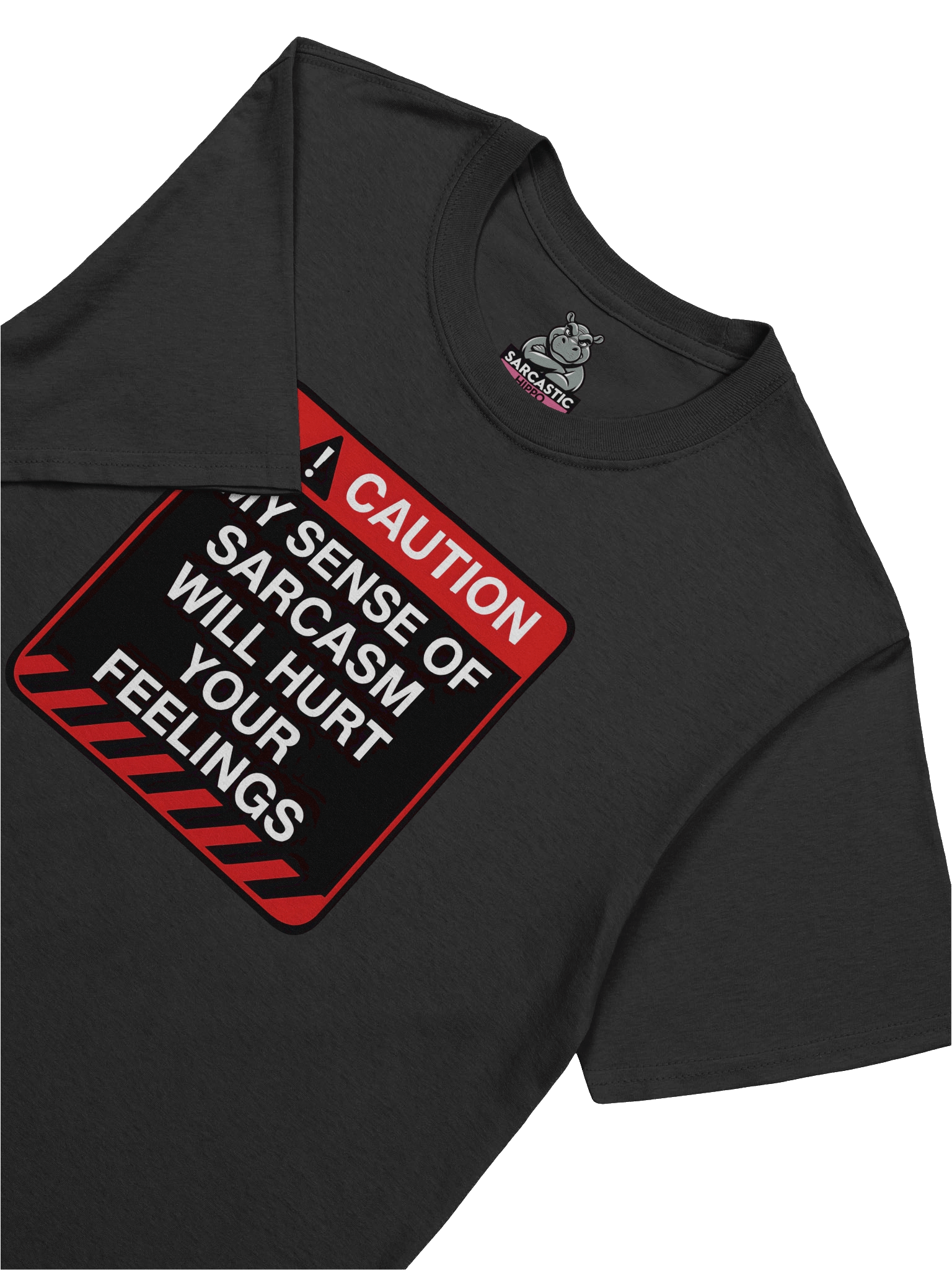 "Caution: My Level Of Sarcasm" T-Shirt – Funny Warning Graphic Tee | Bold Sarcastic Humor Shirt product image (1)