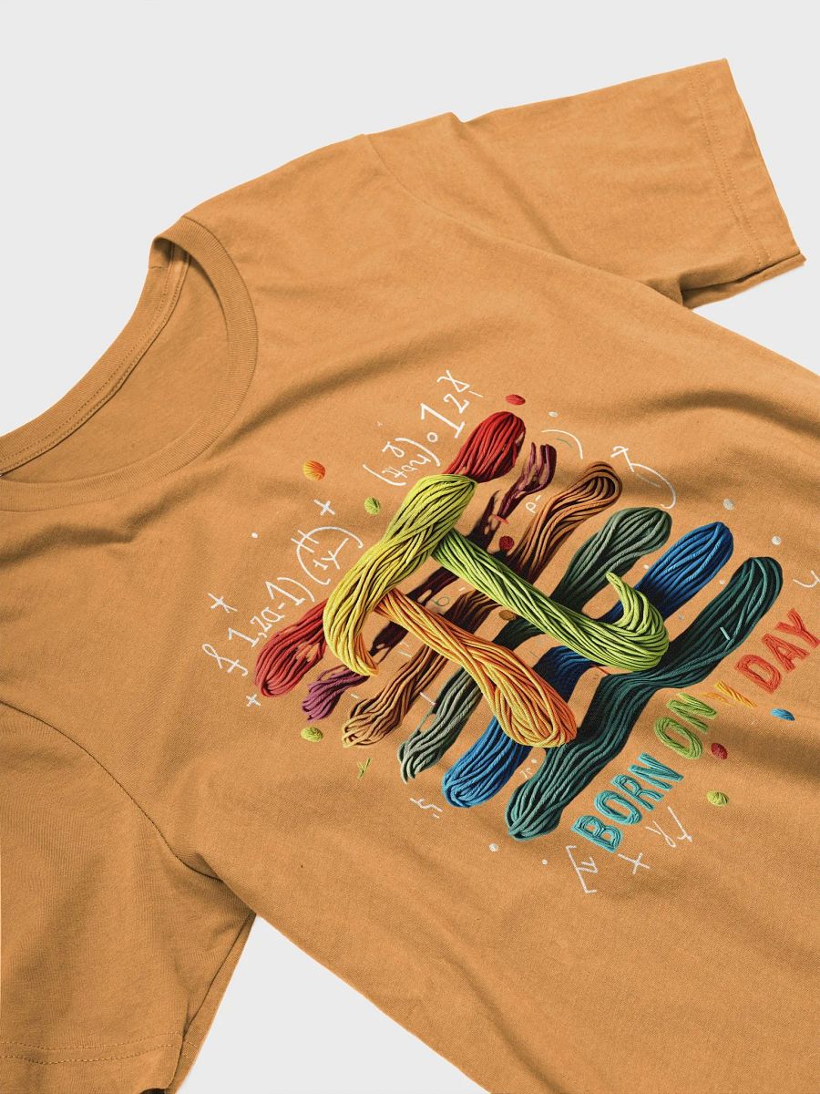 Born on Pi Day T-Shirt - Colorful Yarn Art Math Design | Geek & Nerd Gift product image (43)