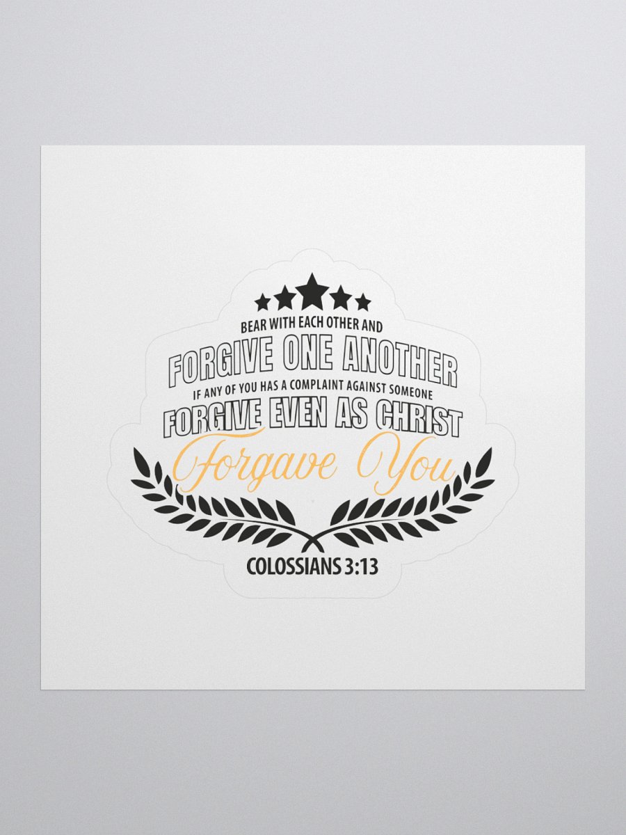 Colossians 3:13 Scripture Sticker product image (3)