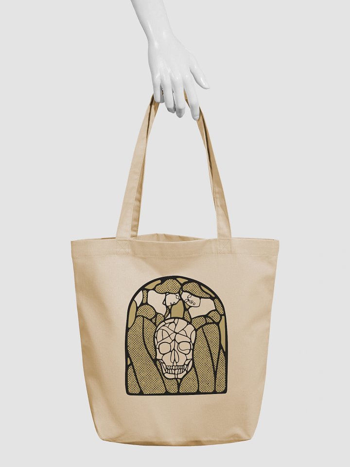 Stained Glass Skull Tote - Oyster product image (2)