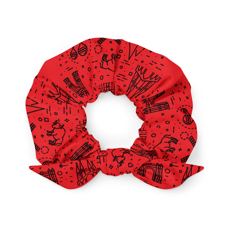 Hola Barcelona Eco Scrunchie with Bow | Sustainable Hair Accessory product image (1)