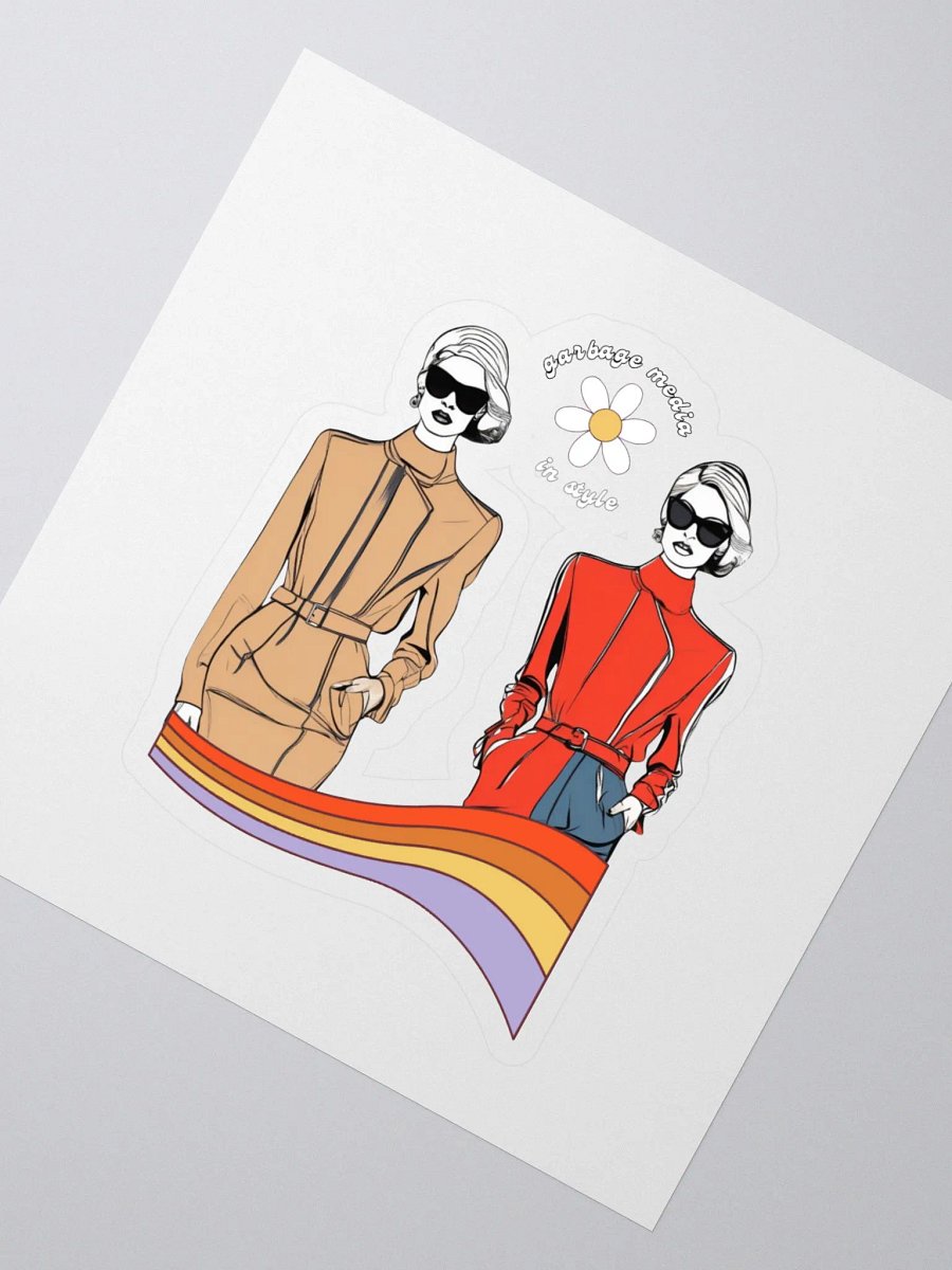 Garbage Media In Style Sticker product image (2)