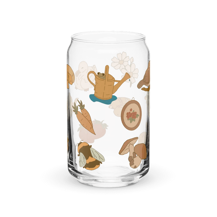 Cottage Core Can-Shaped Glass product image (2)