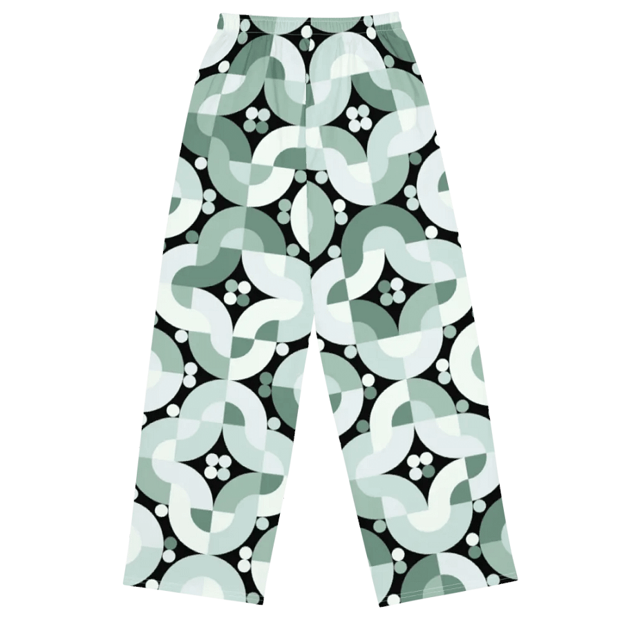 BUIII Retro Harmony: Mint Oasis Wide-Leg Pants product image (11)